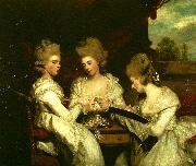 Sir Joshua Reynolds the ladies waldegrave Spain oil painting artist